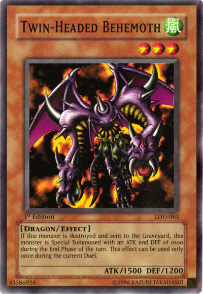 Twin-Headed Behemoth [LOD-063] Super Rare | Exor Games Truro