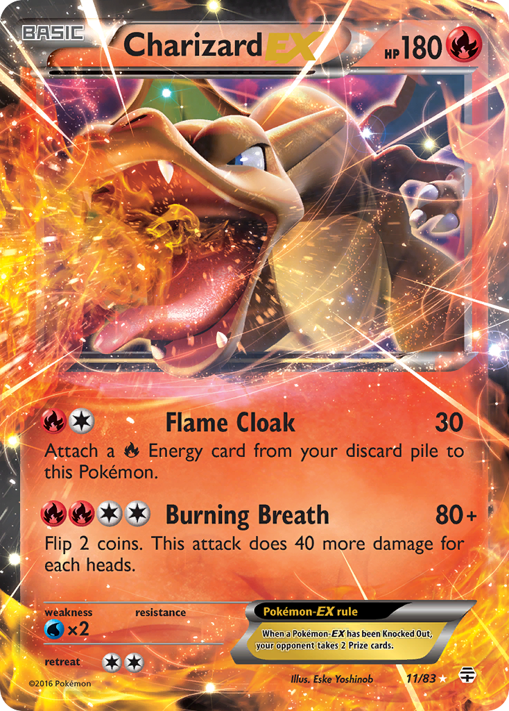 Charizard EX (11/83) [XY: Generations] | Exor Games Truro