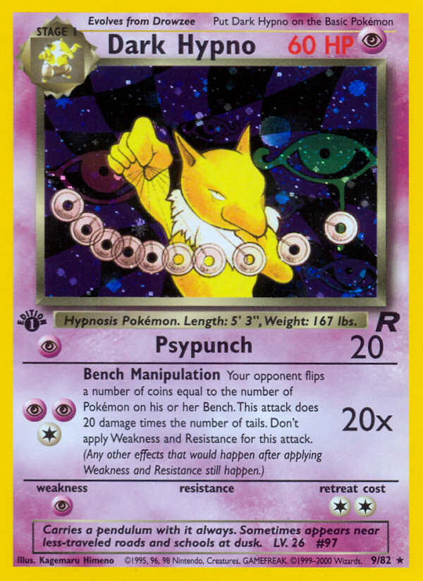 Dark Hypno (9/82) [Team Rocket 1st Edition] | Exor Games Truro