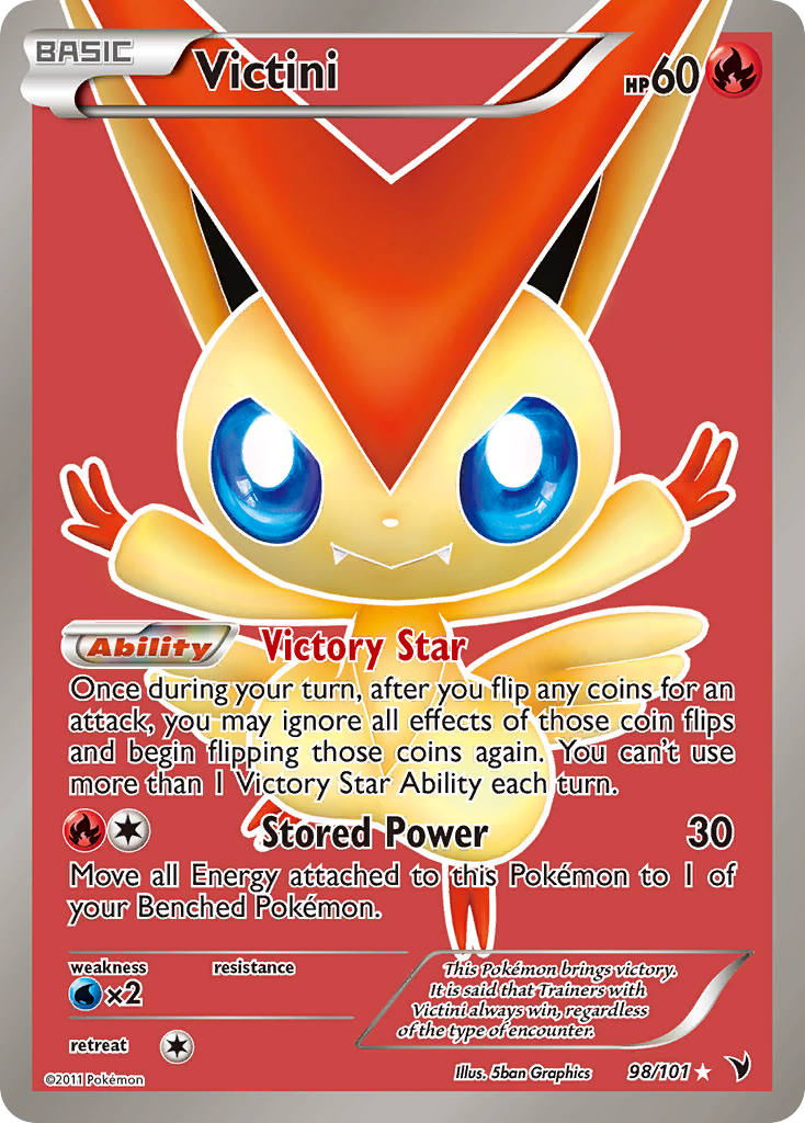 Victini (98/101) [Black & White: Noble Victories] | Exor Games Truro