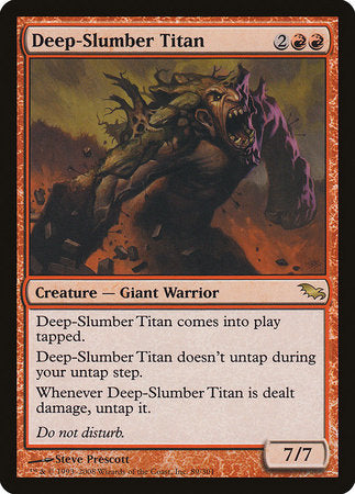 Deep-Slumber Titan [Shadowmoor] | Exor Games Truro