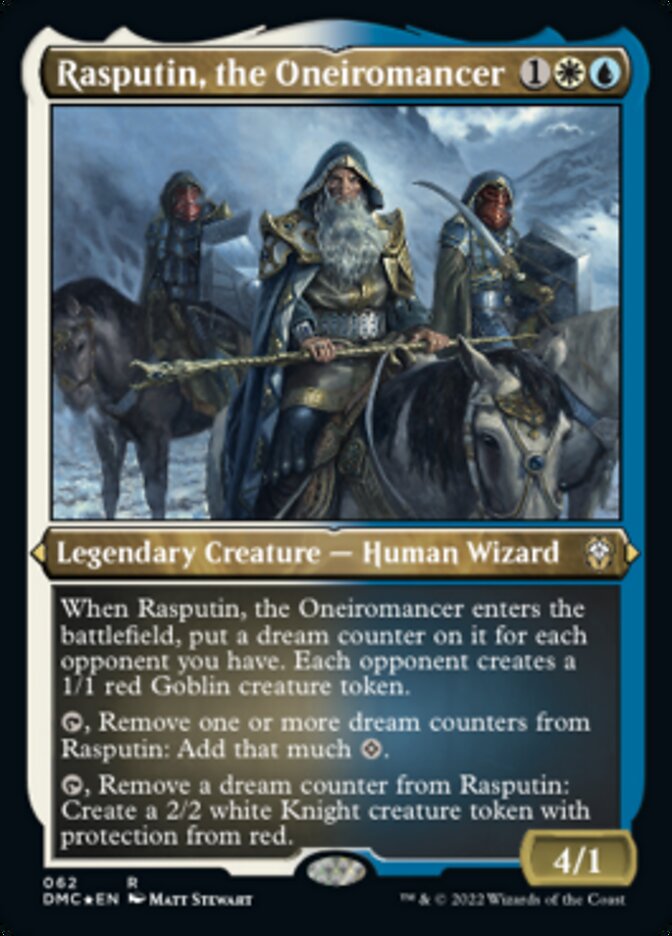 Rasputin, the Oneiromancer (Foil Etched) [Dominaria United Commander] | Exor Games Truro