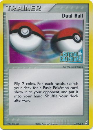 Dual Ball (78/100) (Stamped) [EX: Crystal Guardians] | Exor Games Truro