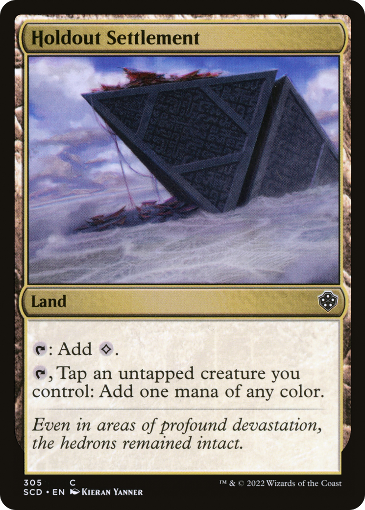 Holdout Settlement [Starter Commander Decks] | Exor Games Truro