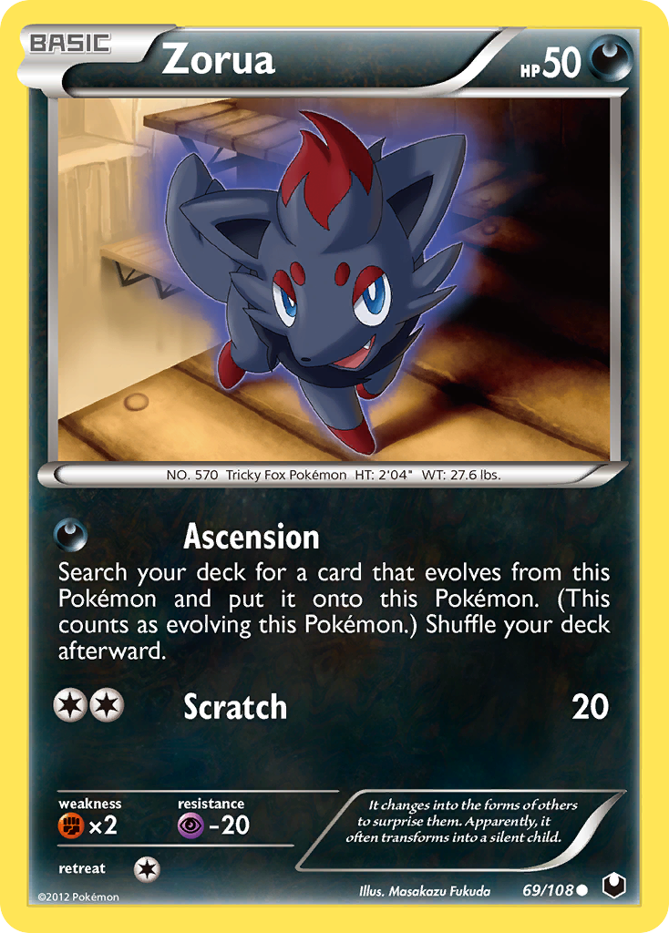 Zorua (69/108) [Black & White: Dark Explorers] | Exor Games Truro