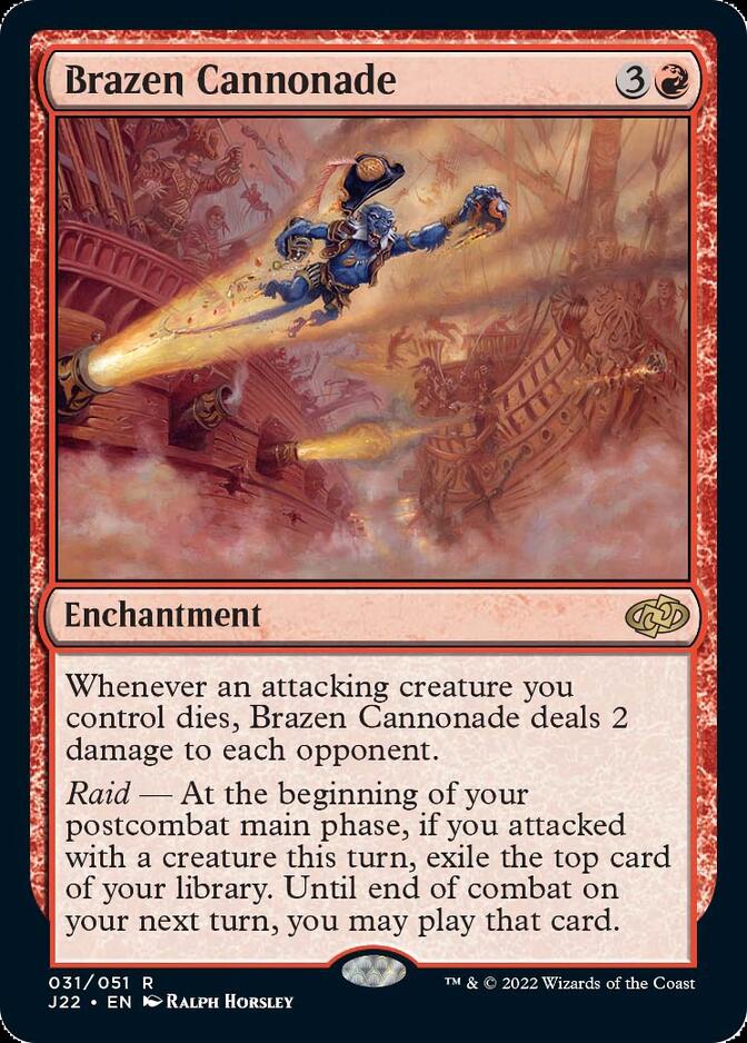 Brazen Cannonade [Jumpstart 2022] | Exor Games Truro