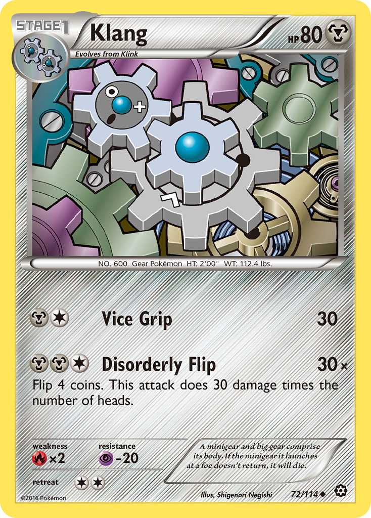 Klang (72/114) [XY: Steam Siege] | Exor Games Truro