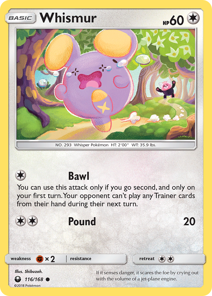 Whismur (116/168) [Sun & Moon: Celestial Storm] | Exor Games Truro