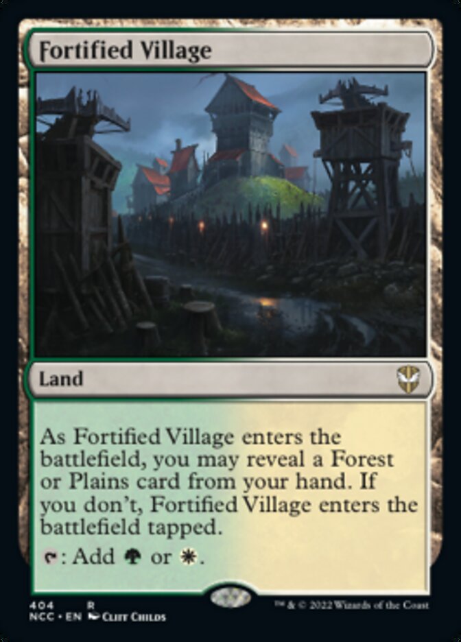Fortified Village [Streets of New Capenna Commander] | Exor Games Truro