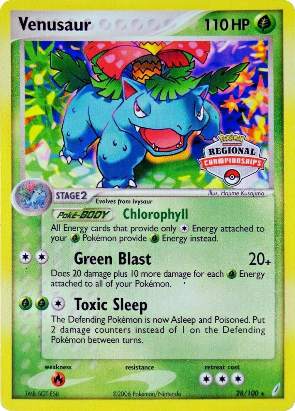 Venusaur (28/100) (Regional Championship Promo) [EX: Crystal Guardians] | Exor Games Truro