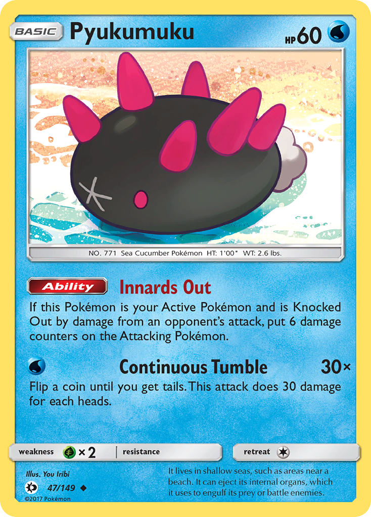 Pyukumuku (47/149) [Sun & Moon: Base Set] | Exor Games Truro