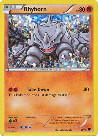 Rhyhorn (8/12) [McDonald's Promos: 2015 Collection] | Exor Games Truro