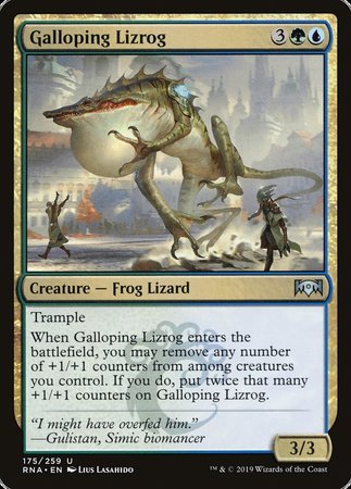 Galloping Lizrog [Ravnica Allegiance] | Exor Games Truro