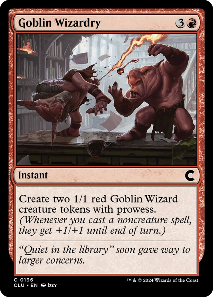 Goblin Wizardry [Ravnica: Clue Edition] | Exor Games Truro