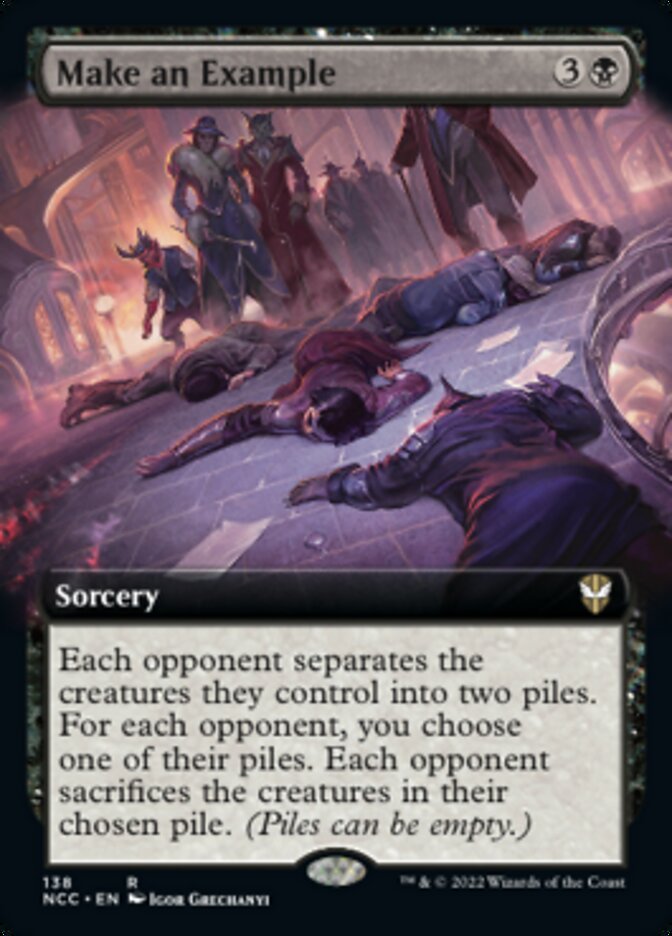 Make an Example (Extended Art) [Streets of New Capenna Commander] | Exor Games Truro