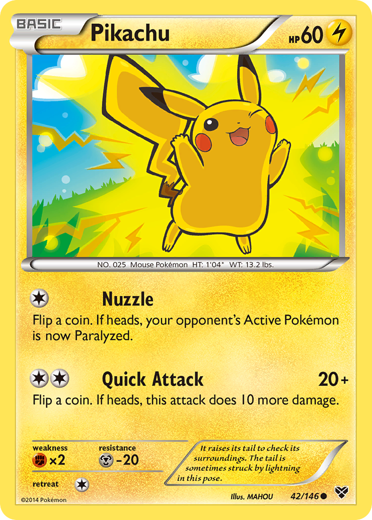 Pikachu (42/146) [XY: Base Set] | Exor Games Truro