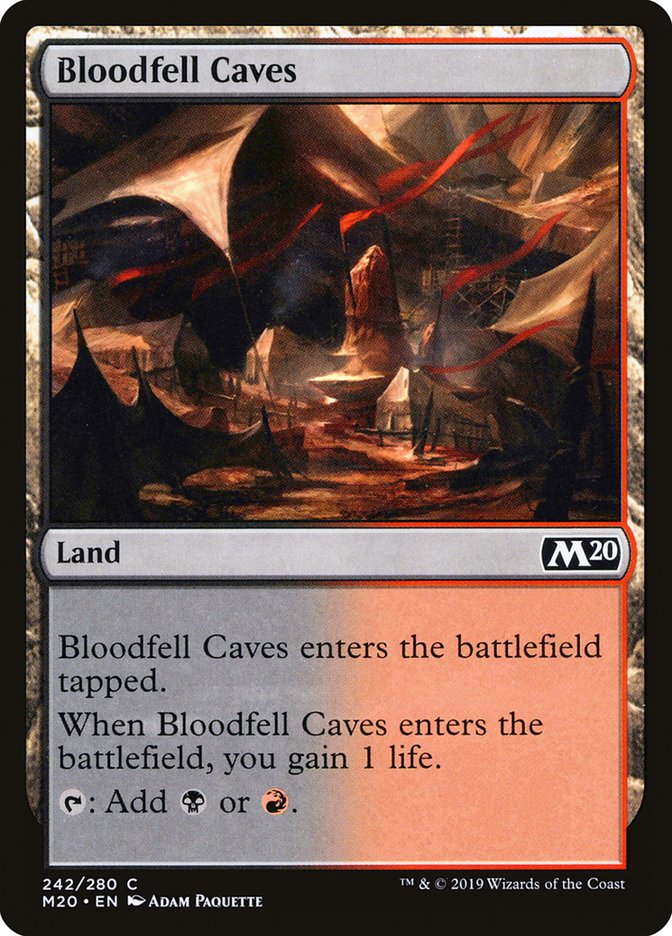 Bloodfell Caves [Core Set 2020] | Exor Games Truro