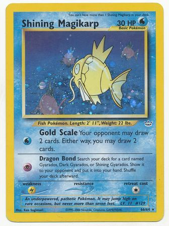 Shining Magikarp (66/64) [Neo Revelation Unlimited] | Exor Games Truro