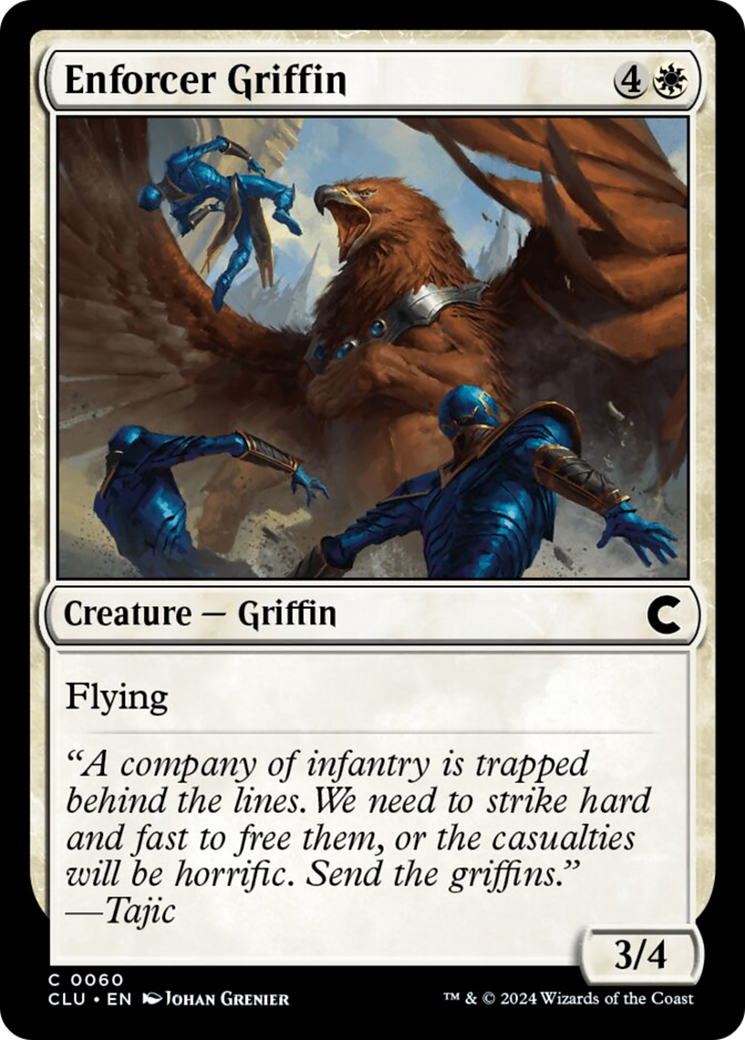 Enforcer Griffin [Ravnica: Clue Edition] | Exor Games Truro