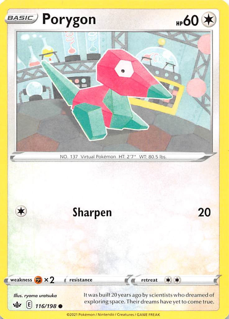 Porygon (116/198) [Sword & Shield: Chilling Reign] | Exor Games Truro