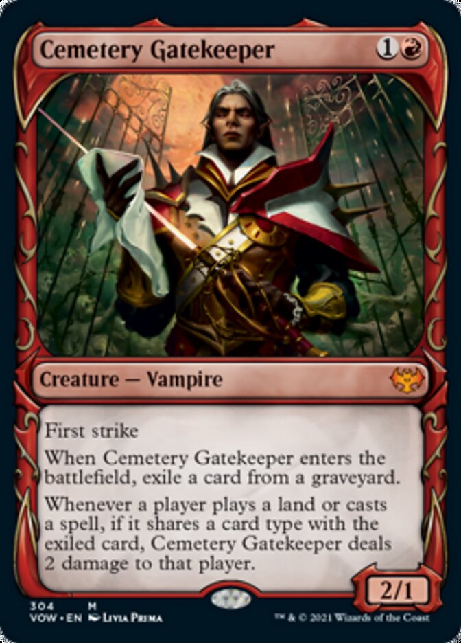 Cemetery Gatekeeper (Showcase Fang Frame) [Innistrad: Crimson Vow] | Exor Games Truro