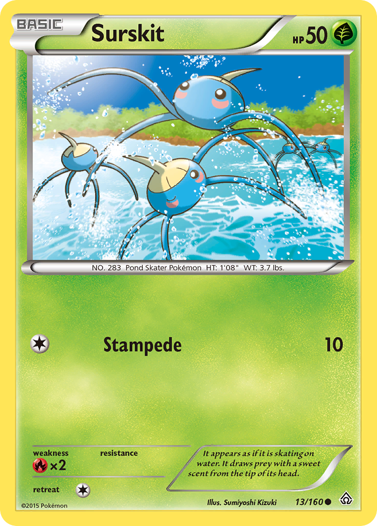 Surskit (13/160) [XY: Primal Clash] | Exor Games Truro