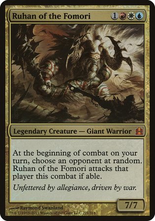 Ruhan of the Fomori (Oversized) [Commander 2011 Oversized] | Exor Games Truro