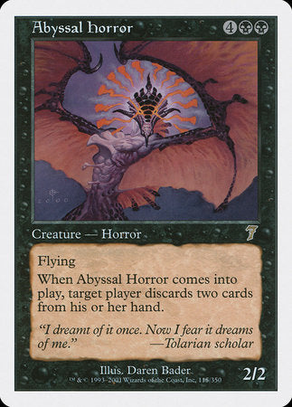 Abyssal Horror [Seventh Edition] | Exor Games Truro