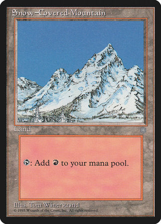 Snow-Covered Mountain [Ice Age] | Exor Games Truro