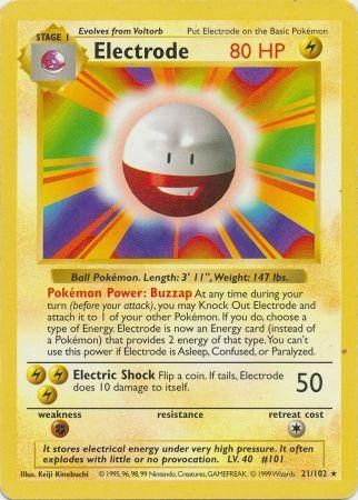 Electrode (21/102) [Base Set Shadowless Unlimited] | Exor Games Truro