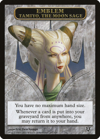 Emblem - Tamiyo, The Moon Sage [Avacyn Restored Tokens] | Exor Games Truro