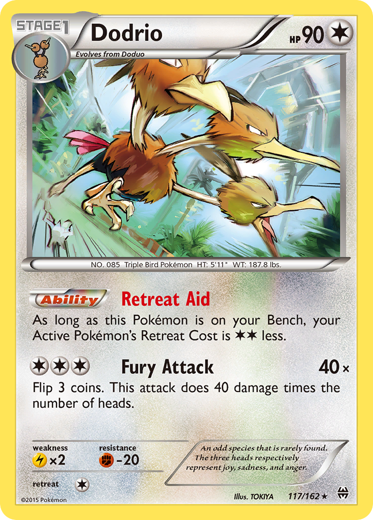 Dodrio (117/162) [XY: BREAKthrough] | Exor Games Truro