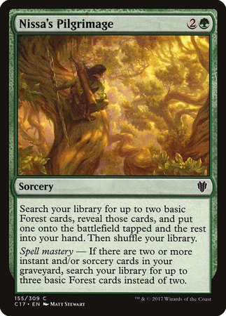 Nissa's Pilgrimage [Commander 2017] | Exor Games Truro
