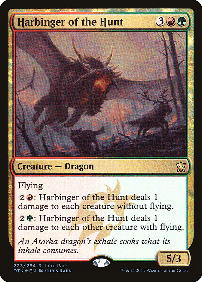 Harbinger of the Hunt (Intro Pack) [Dragons of Tarkir Promos] | Exor Games Truro