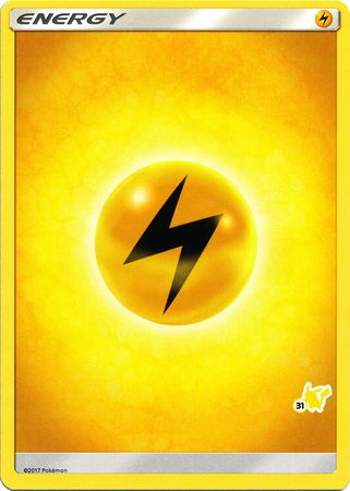 Lightning Energy (Pikachu Stamp #31) [Battle Academy 2020] | Exor Games Truro