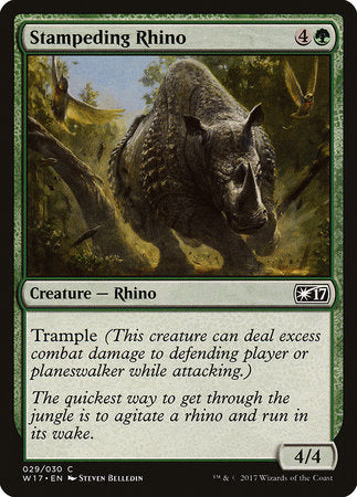 Stampeding Rhino [Welcome Deck 2017] | Exor Games Truro