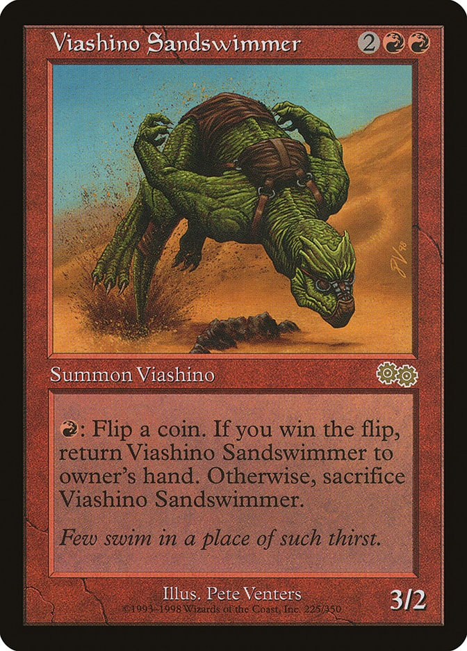 Viashino Sandswimmer [Urza's Saga] | Exor Games Truro