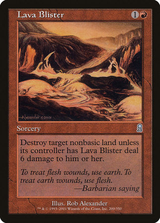 Lava Blister [Odyssey] | Exor Games Truro