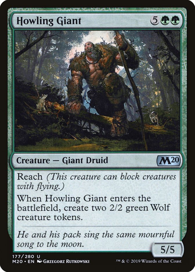 Howling Giant [Core Set 2020] | Exor Games Truro