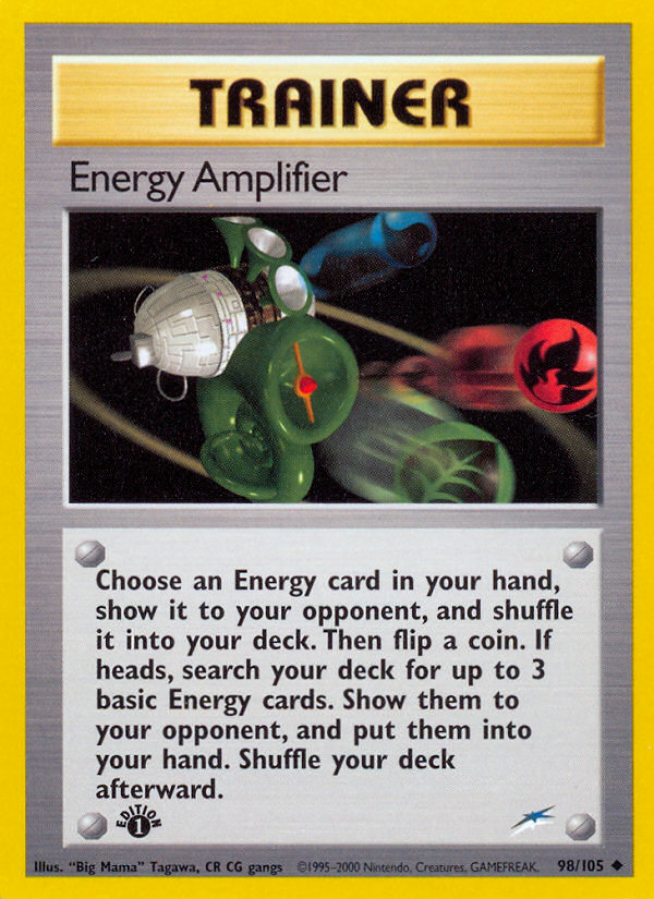 Energy Amplifier (98/105) [Neo Destiny 1st Edition] | Exor Games Truro