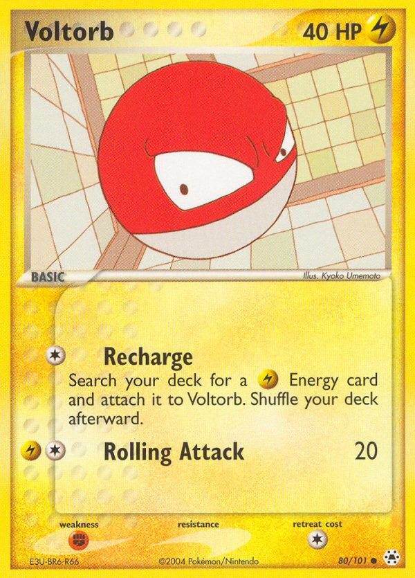 Voltorb (80/101) [EX: Hidden Legends] | Exor Games Truro