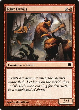 Riot Devils [Innistrad] | Exor Games Truro
