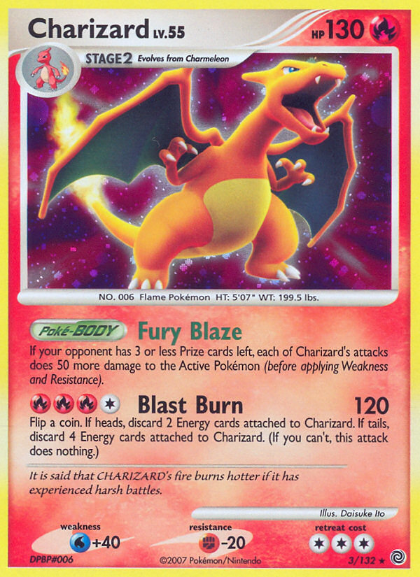 Charizard (3/132) [Diamond & Pearl: Secret Wonders] | Exor Games Truro