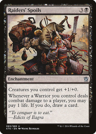 Raiders' Spoils [Khans of Tarkir] | Exor Games Truro