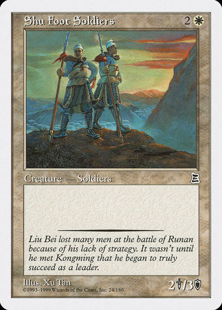 Shu Foot Soldiers [Portal Three Kingdoms] | Exor Games Truro