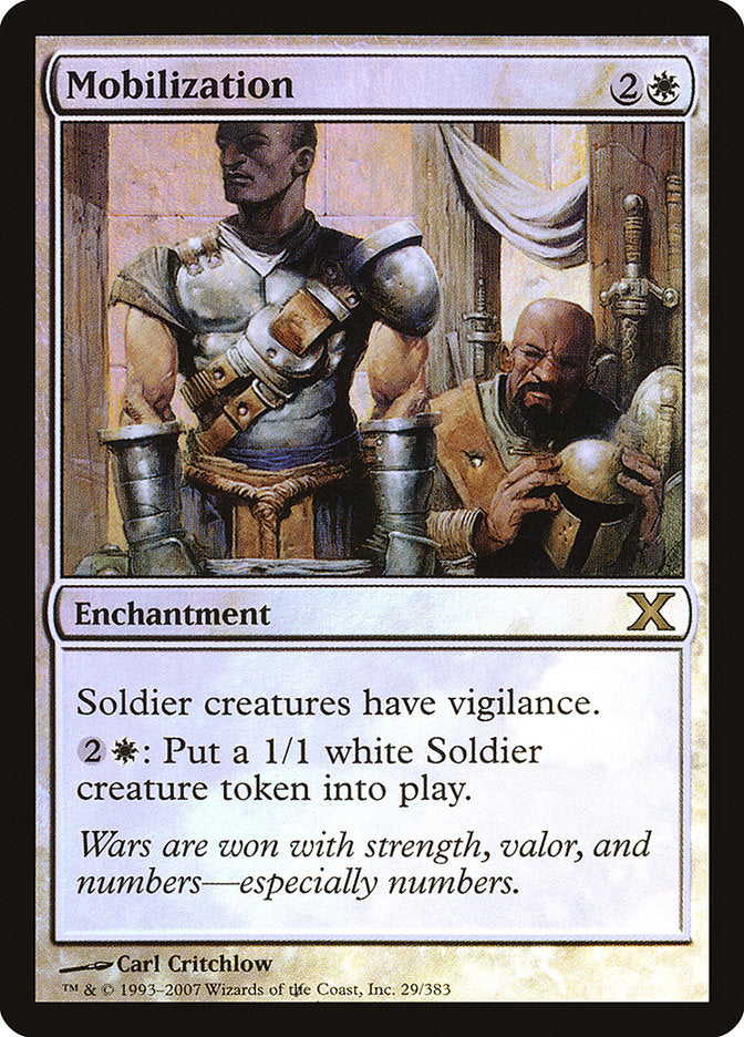 Mobilization (Premium Foil) [Tenth Edition] | Exor Games Truro