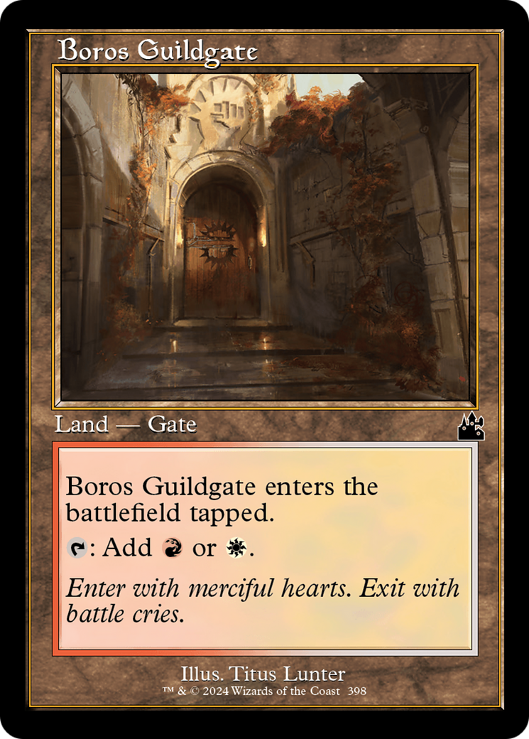 Boros Guildgate (Retro Frame) [Ravnica Remastered] | Exor Games Truro