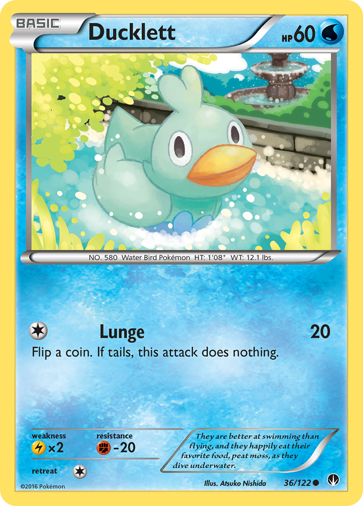 Ducklett (36/122) [XY: BREAKpoint] | Exor Games Truro