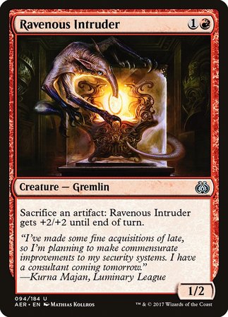 Ravenous Intruder [Aether Revolt] | Exor Games Truro