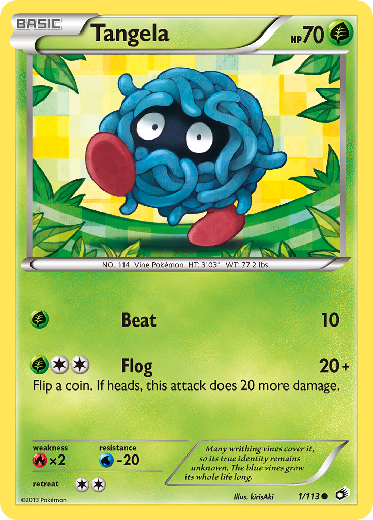 Tangela (1/113) [Black & White: Legendary Treasures] | Exor Games Truro